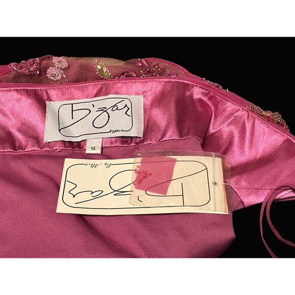 Y2K Silk Maxi Dress Set Asymmetric Ruffle Crop Fairy Mermaid Festival 100% Silk - Picture 11 of 14